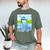 Frutiger Aero Aesthetic Tech Water Fishes Monitor Screen Raglan Baseball Tee Men's Comfort Colors T-Shirt Moss Frutiger Aero Aesthetic Tech Water Fishes Monitor Screen Raglan Baseball Tee Men's Comfort Colors T-Shirt Moss