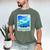 Frutiger Aero Skeuomorphism User Interface Nostalgia Premium Tri-Blend Men's Comfort Colors T-Shirt Moss
