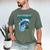Frutiger Aero Splashy Dolphin Y2k Aesthetic Graphic Men's Comfort Colors T-Shirt Moss