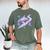 Frutiger Aero Y2K Chrome Dolphin Men's Comfort Colors T-Shirt Moss Frutiger Aero Y2K Chrome Dolphin Men's Comfort Colors T-Shirt Moss