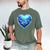 Frutiger Aero Y2K Heart Men's Comfort Colors T-Shirt Moss Frutiger Aero Y2K Heart Men's Comfort Colors T-Shirt Moss