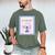 Fun Cute Introvert Cat Character Trophy For Men Women Men's Comfort Colors T-Shirt Moss