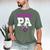 Future PA Physician Assistant Graduation Men's Comfort Colors T-Shirt Moss