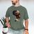 Girl Crown Of Books African Teacher Black History BHM Men's Comfort Colors T-Shirt Moss
