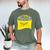 Go Away I'm Introverting Antisocial Shy Introvert Men's Comfort Colors T-Shirt Moss