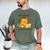Go Away I'm Introverting Cozy Cat With Laptop And Coffee Men's Comfort Colors T-Shirt Moss Go Away I'm Introverting Cozy Cat With Laptop And Coffee Men's Comfort Colors T-Shirt Moss