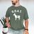 GOAT Number 14 Greatest Of All Time Dad Joke Men's Comfort Colors T-Shirt Moss