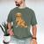 Golden Retriever I Love Dad Dog Dad Father's Day Men's Comfort Colors T-Shirt Moss