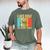 I Like Golf And Maybe 3 People Introvert Raglan Baseball Tee Men's Comfort Colors T-Shirt Moss