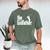 The GolfFather Golf Father God Father Dad Golfer Men's Comfort Colors T-Shirt Moss