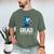 Grad Class Of 2025 Boys Shark Graduation Graduated Men's Comfort Colors T-Shirt Moss