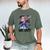 We Out Graduate Dabbing Anime Girl Grad Graduation Men's Comfort Colors T-Shirt Moss