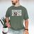 Graduate Senior Class Of 2026 Graduation American Football Men's Comfort Colors T-Shirt Moss
