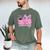 Graduation 2027 Senior 2027 Class Of 2027 Coquette Pink Girl Men's Comfort Colors T-Shirt Moss