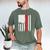 Graduation High School College Flag Graduate T Shirt 2018 Men's Comfort Colors T-Shirt Moss