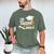 Graduation T Shirt Tassel Was Worth The Hassle Tee Men's Comfort Colors T-Shirt Moss