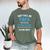 Grandpa Papa Partner In Crime Dad Men's Comfort Colors T-Shirt Moss