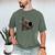 Grey Cat Torn Cloth Cat Dad Cat Mom Cat Lover Men's Comfort Colors T-Shirt Moss