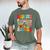 Groovy Goodbye 7th Grade Graduation Hello Summer Kids Men's Comfort Colors T-Shirt Moss