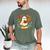 Halloween Cute Ghost Shirt Reading Books Ghost Men's Comfort Colors T-Shirt Moss