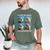 Hedgehog Love Reading And Hedgehogs Child Book Lover Men's Comfort Colors T-Shirt Moss