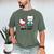 Hello Kitty Best Dad Fathers Day Small Men's Comfort Colors T-Shirt Moss