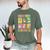 HUGvyn Happy 100 Days Of School Teacher Goose Preppy Books Men's Comfort Colors T-Shirt Moss HUGvyn Happy 100 Days Of School Teacher Goose Preppy Books Men's Comfort Colors T-Shirt Moss