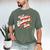 Humor Sarcastic Father's Day Adult Jokes World's Sluttiest Dad Small Men's Comfort Colors T-Shirt Moss