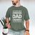 Husband Dad Grandpa Shirt For Him Men's Comfort Colors T-Shirt Moss