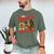 I'm Booked For The Holidays Christmas Reading Bookworm Xmas Men's Comfort Colors T-Shirt Moss