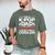I'm A K-Pop Dad Just Like Normal Dad Except Much Cooler Men's Comfort Colors T-Shirt Moss