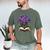 Irises Flowers Book Iris Floral Men's Comfort Colors T-Shirt Moss