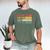 It's Me Hi I'm The Dad It's Me Dad Father's Day Retro Men's Comfort Colors T-Shirt Moss
