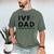 IVF Dad Retrieval Day Infertility Transfer Father Men's Comfort Colors T-Shirt Moss