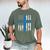 Jesus God Religious Man Of God Husband Dad Protector Men's Comfort Colors T-Shirt Moss