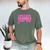JOMO Joy Of Missing Out For The Introvert Men's Comfort Colors T-Shirt Moss