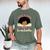 Just a Girl Who Loves Books African American Book Nerd Lover Men's Comfort Colors T-Shirt Moss