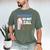 We Just Text Introvert For Quiet People Raglan Baseball Tee Men's Comfort Colors T-Shirt Moss