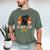 Lab Dad Retro Black Labrador Owner Men's Comfort Colors T-Shirt Moss