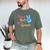 Last Day Of School Peace Out Grade 4 Graduation Kids Men's Comfort Colors T-Shirt Moss