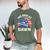 Lawn Mowing We Ride At Dawn Father Day Care Mower Dad Men's Comfort Colors T-Shirt Moss
