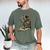 Leopard Book Flower Men's Comfort Colors T-Shirt Moss