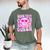 Library Book Fair Queen Vibe Groovy Tie Dye School Reading Men's Comfort Colors T-Shirt Moss