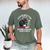 Life Is Better With Books Cats & Coffee Librarian Book Lover Men's Comfort Colors T-Shirt Moss