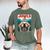 Light Golden Retriever Jowls Top Paws Cream Lab Dog Mom Dad Men's Comfort Colors T-Shirt Moss
