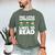 This Little Leprechaun Likes To Read St Patrick's Day Book Men's Comfort Colors T-Shirt Moss
