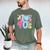 I Love 90's Retro Style Nostalgia Vibe 1990's Party Men's Comfort Colors T-Shirt Moss