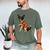 I Love Dad Tattoo Rat Terrier Dad Men's Comfort Colors T-Shirt Moss