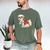 I Love Dad Tattoo Shih Tzu Dad Father's Day Men's Comfort Colors T-Shirt Moss