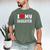 I Love My Daughter Fathers Day For Dad Men's Comfort Colors T-Shirt Moss I Love My Daughter Fathers Day For Dad Men's Comfort Colors T-Shirt Moss